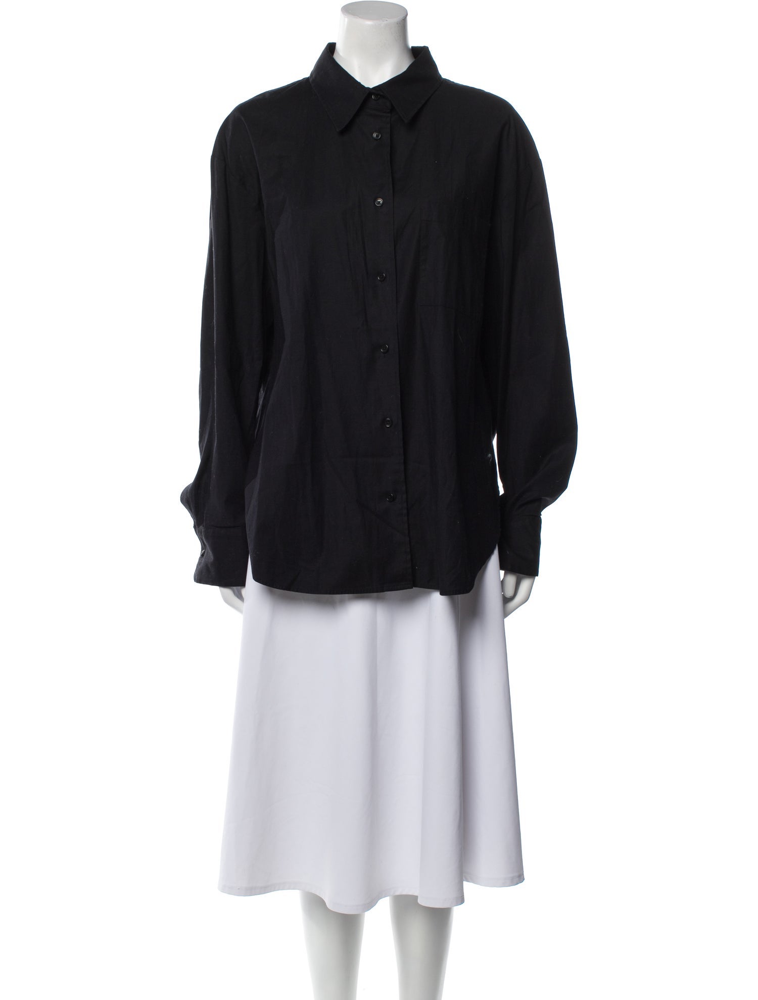 Reformation Long Sleeve Button-Up Top