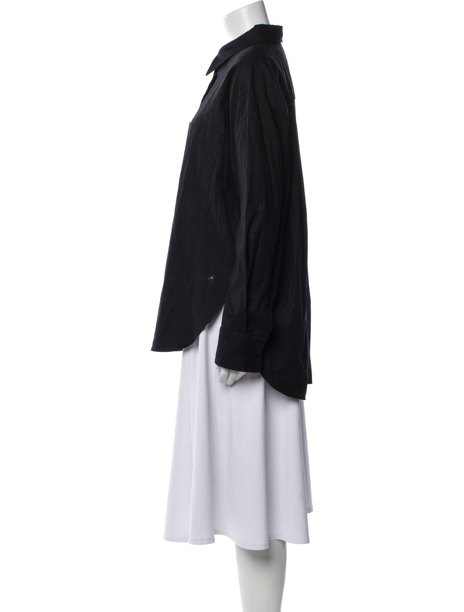 Reformation Long Sleeve Button-Up Top