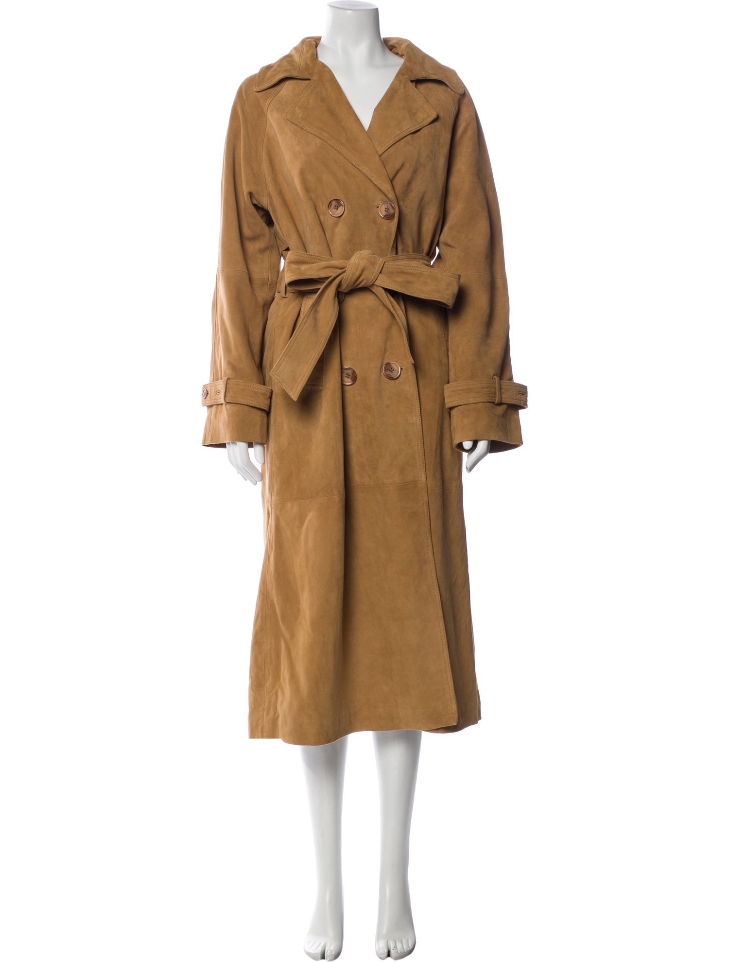 Reformation Leather Trench Coat