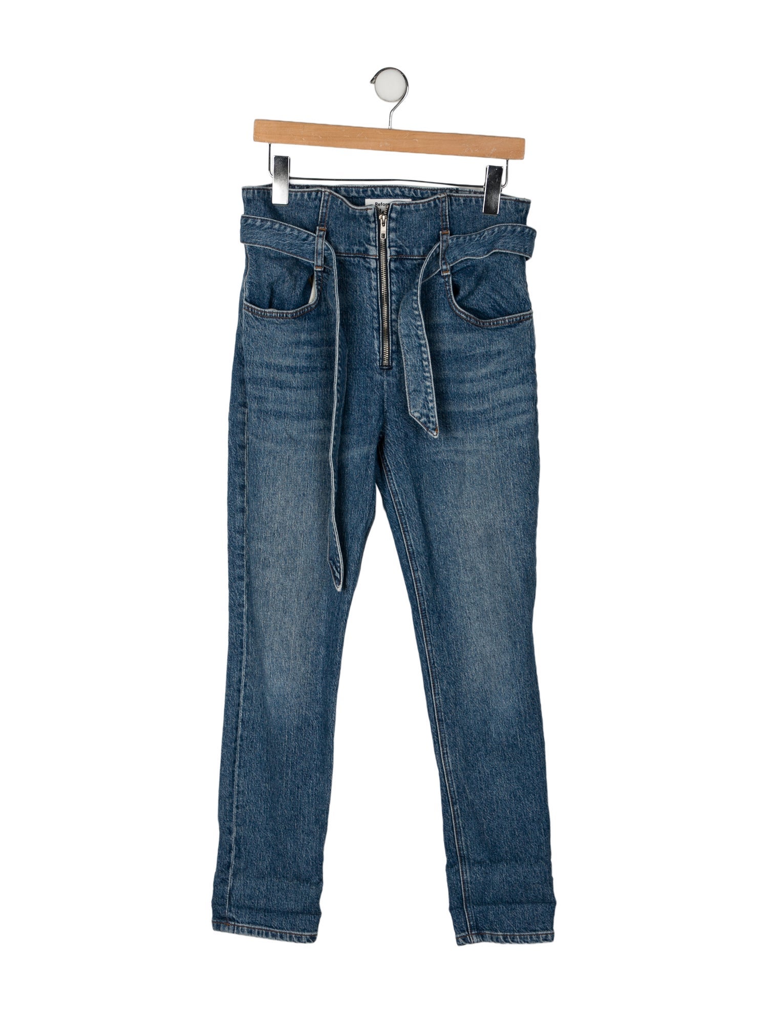 Reformation High-Rise Straight Leg Jeans