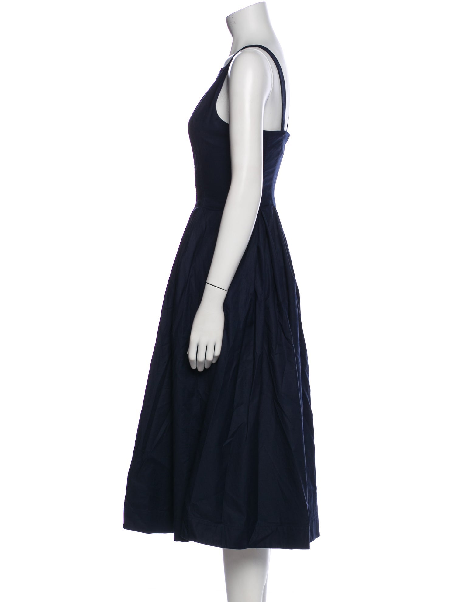 Reformation Square Neckline Midi Length Dress