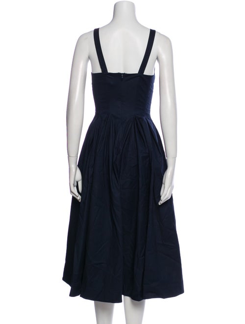 Reformation Square Neckline Midi Length Dress