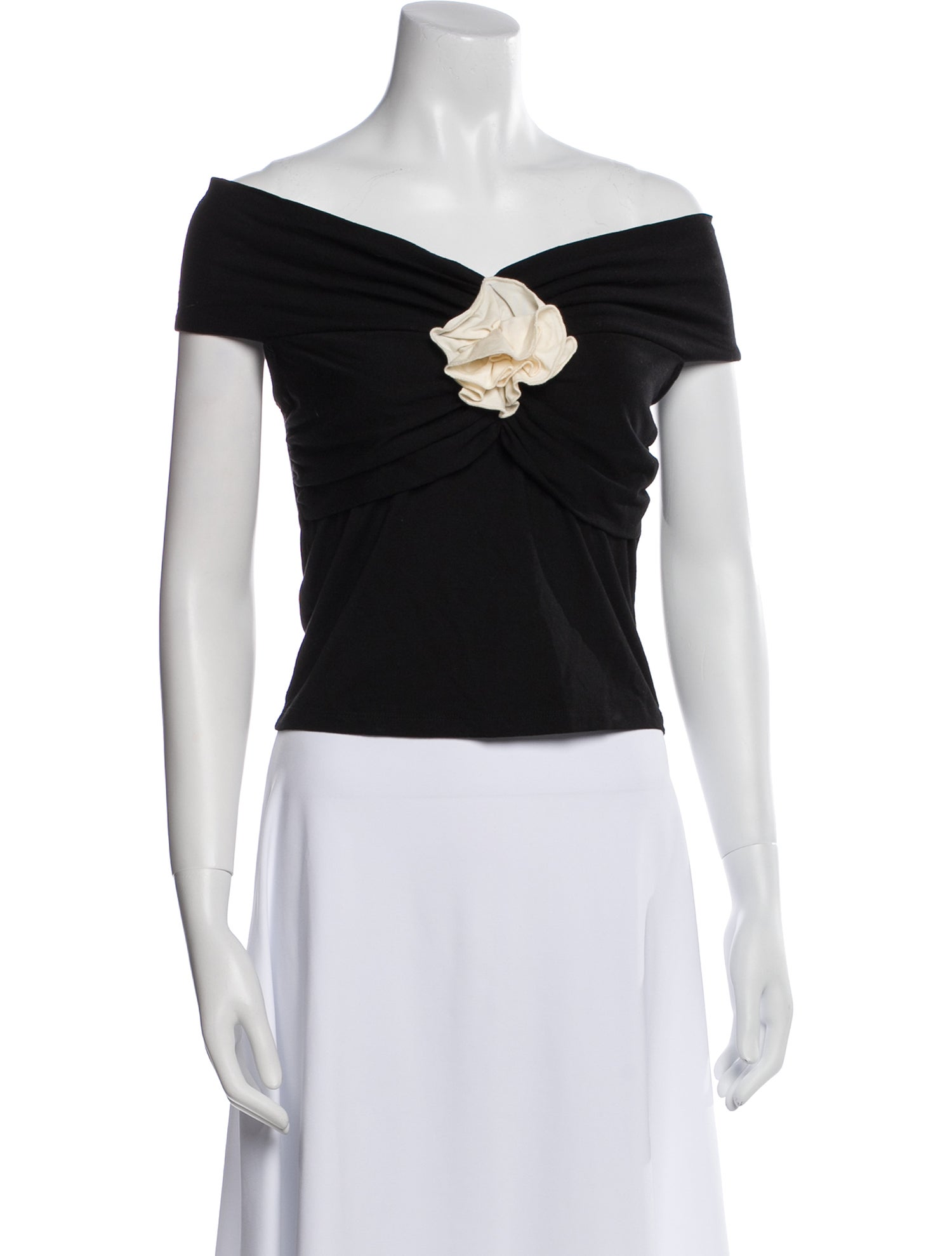 Reformation Off-The-Shoulder Short Sleeve Crop Top w/ Tags