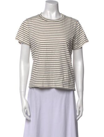 Reformation Striped Crew Neck T-Shirt
