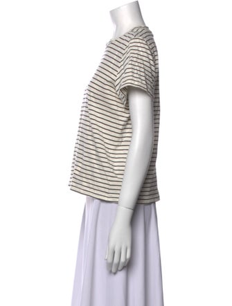 Reformation Striped Crew Neck T-Shirt