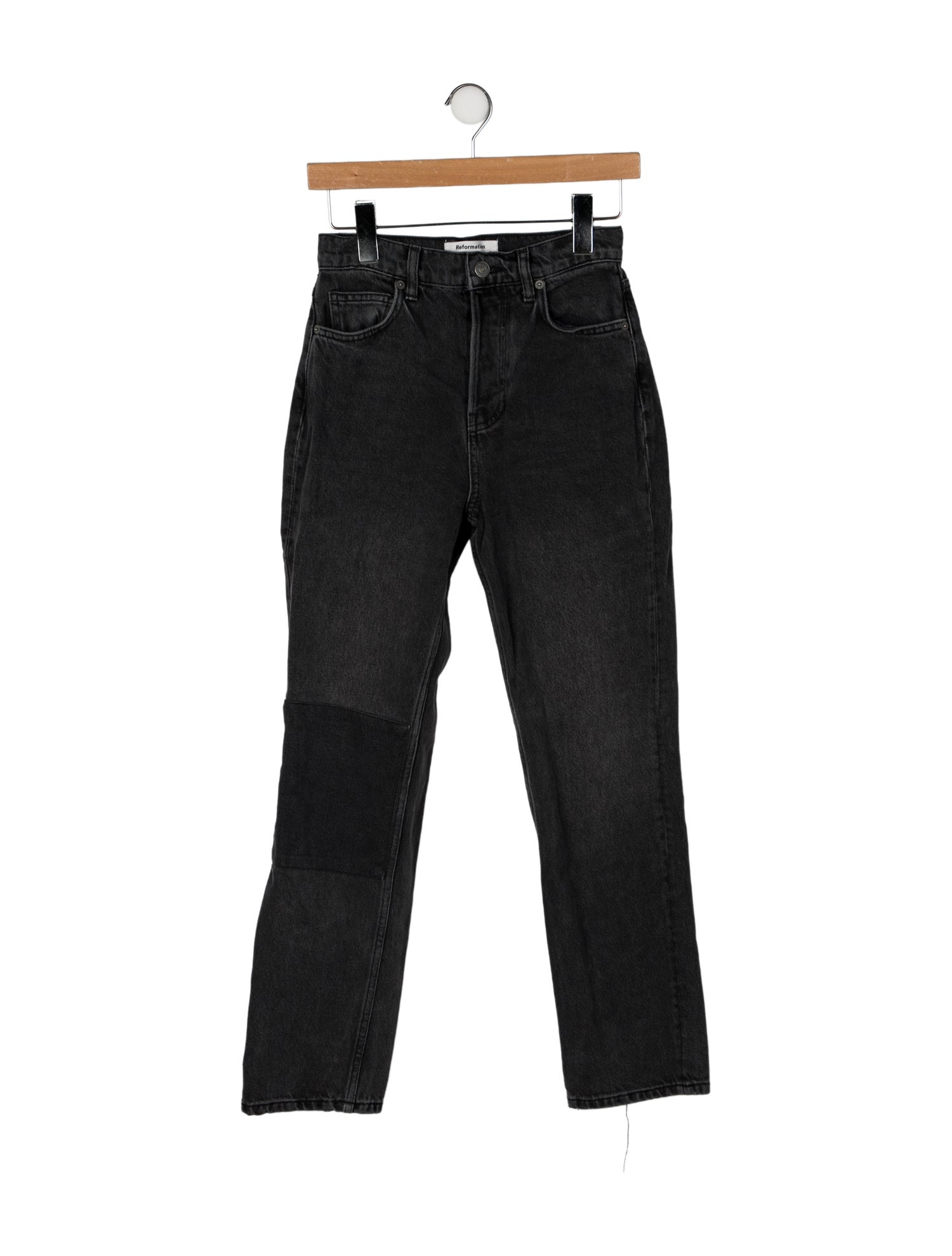 Reformation Mid-Rise Straight Leg Jeans