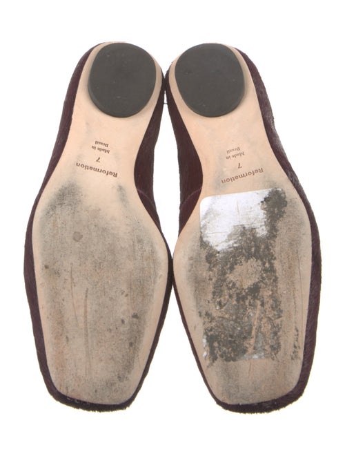 Reformation Ponyhair Flats