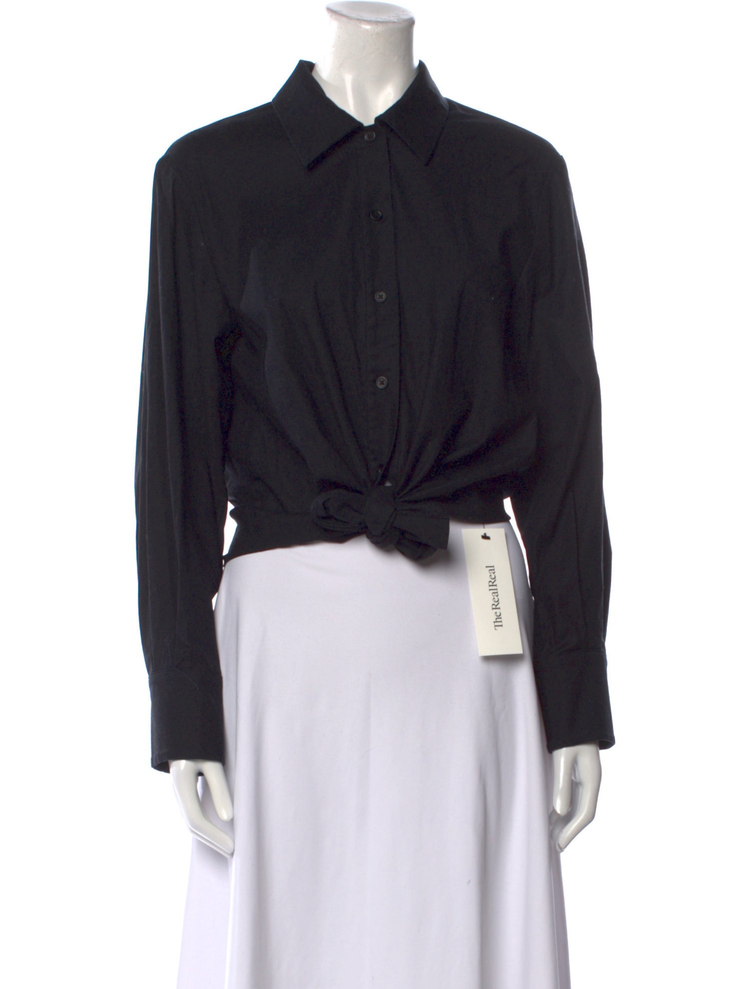 Reformation Long Sleeve Button-Up Top