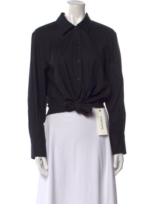 Reformation Long Sleeve Button-Up Top