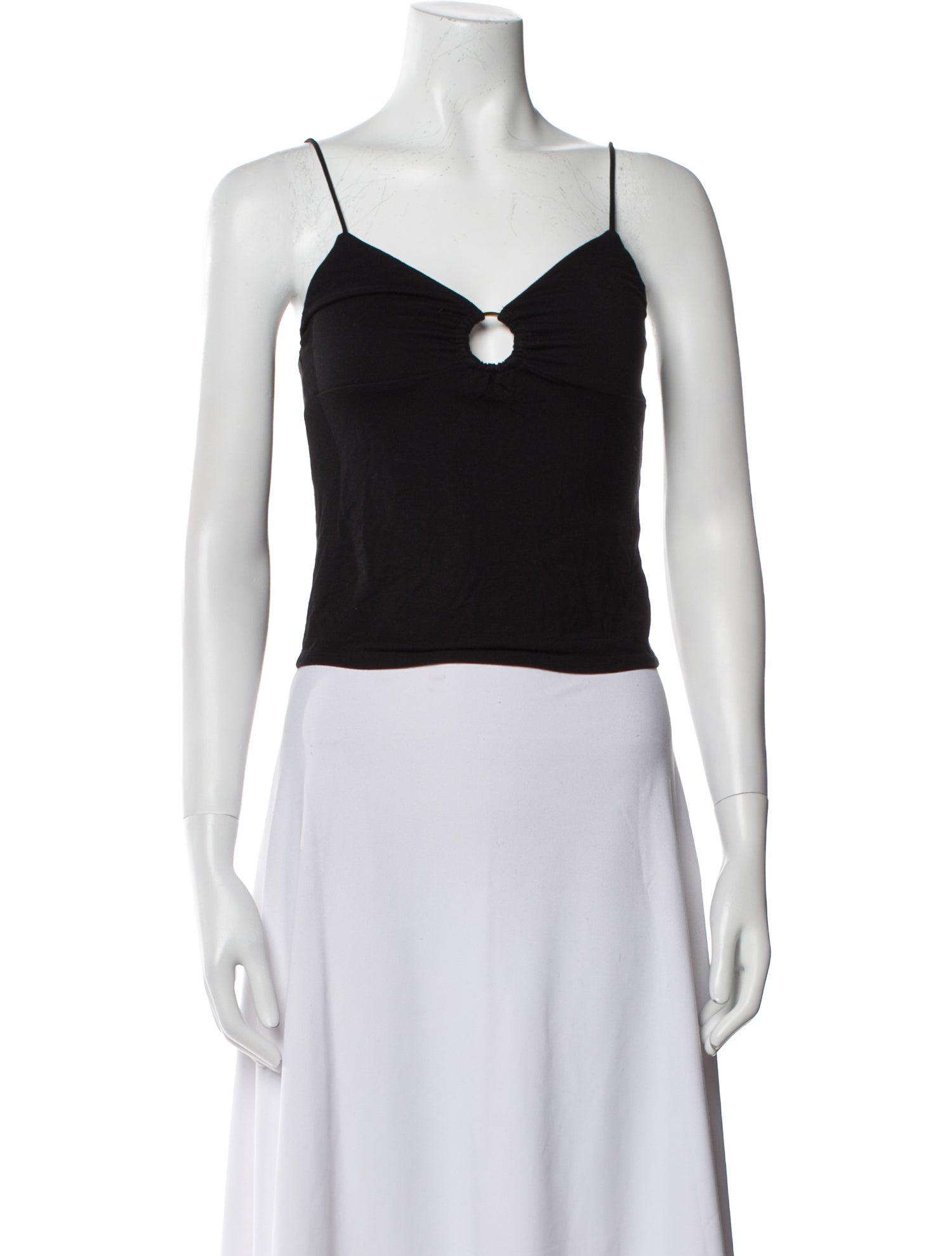 Reformation V-Neck Sleeveless Crop Top