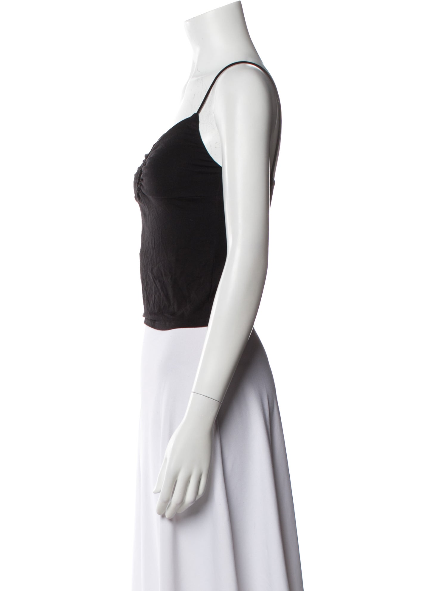 Reformation V-Neck Sleeveless Crop Top