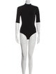 Reformation Mock Neck Three-Quarter Sleeve Bodysuit