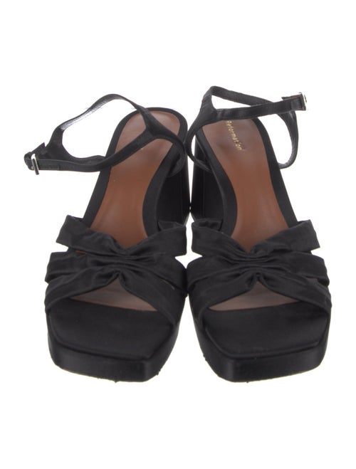 Reformation Satin Slingback Sandals