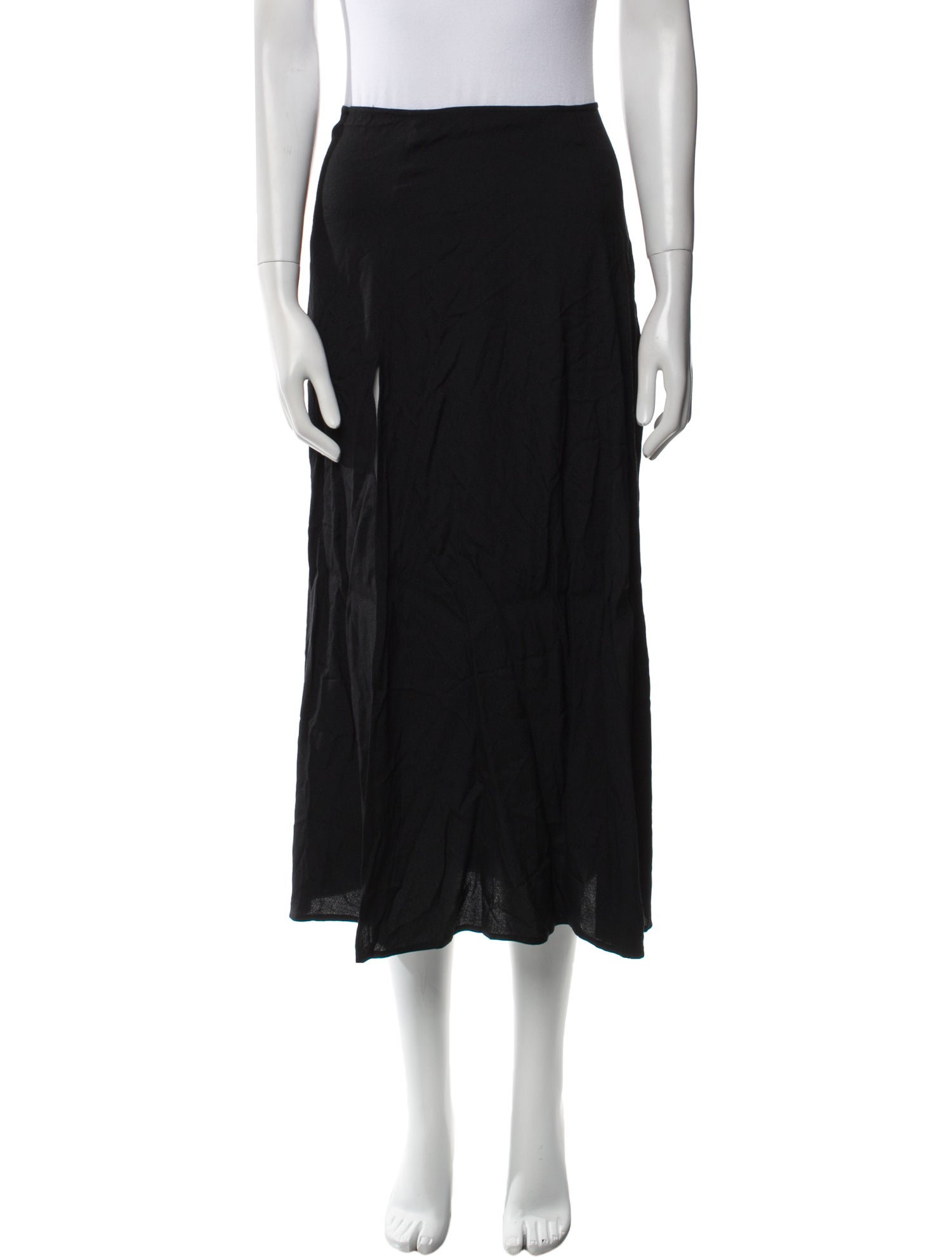 Reformation Ruffle Embellishment Midi Length Skirt