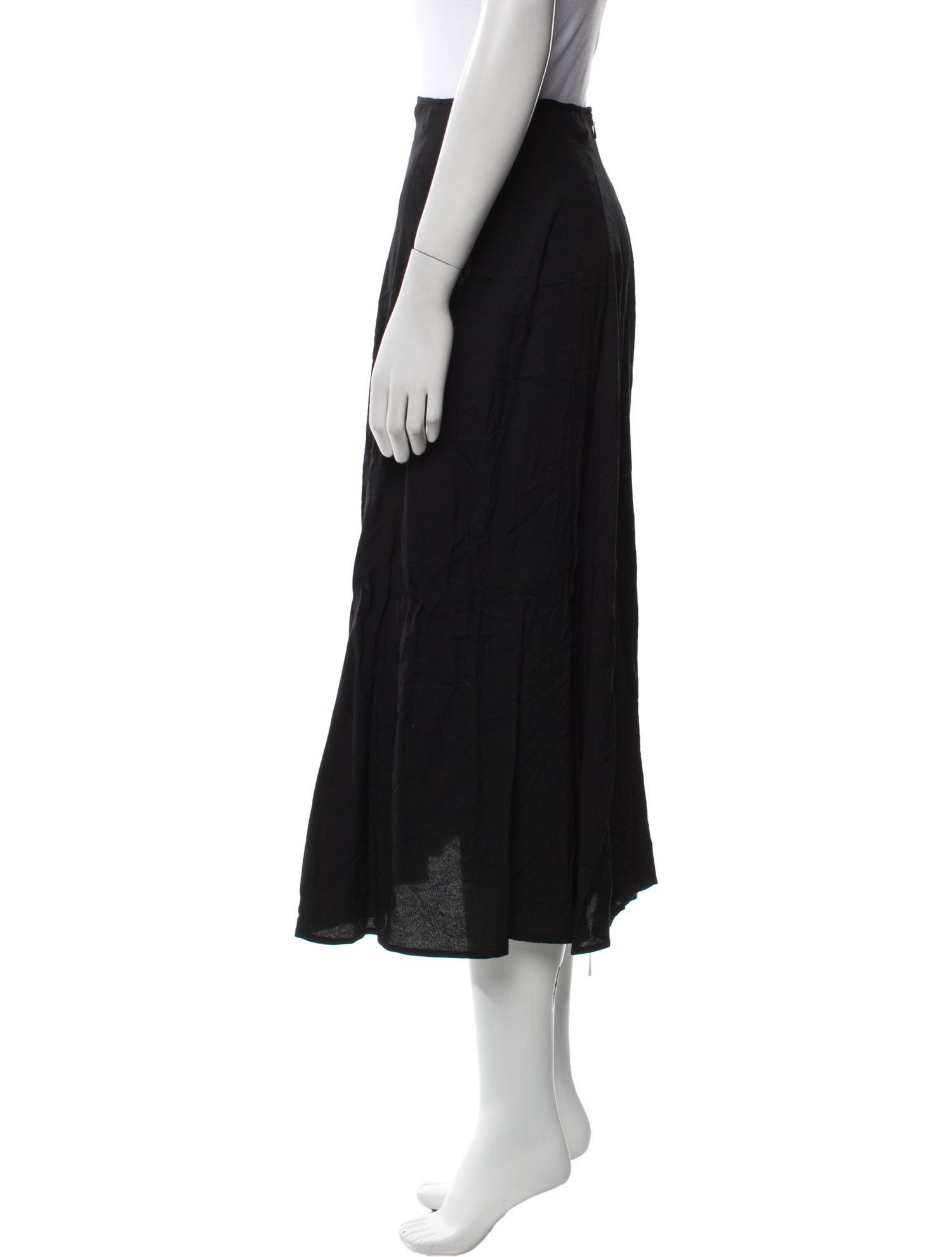 Reformation Ruffle Embellishment Midi Length Skirt