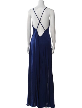 Reformation Silk Long Dress