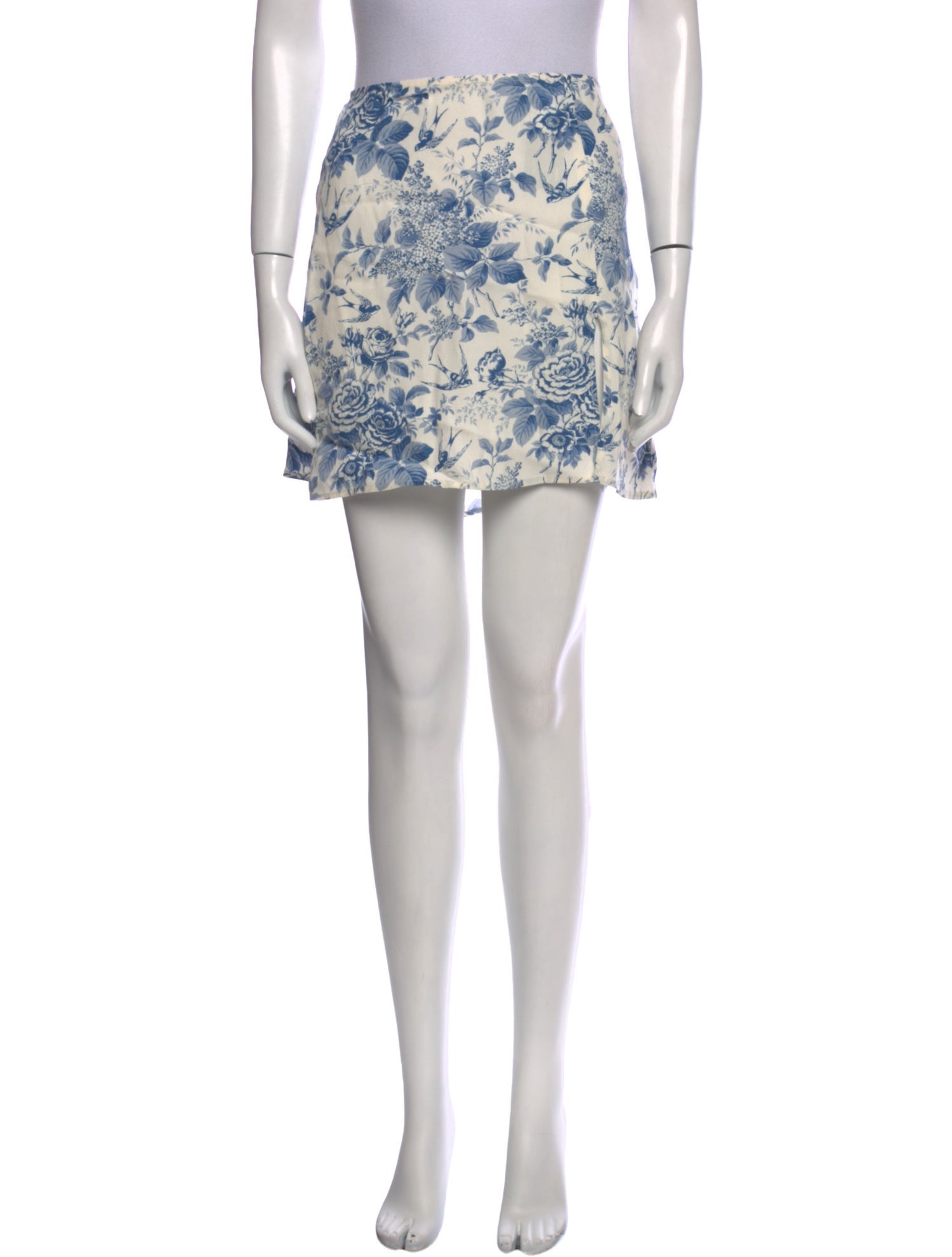 Reformation Floral Print Mini Skirt w/ Tags