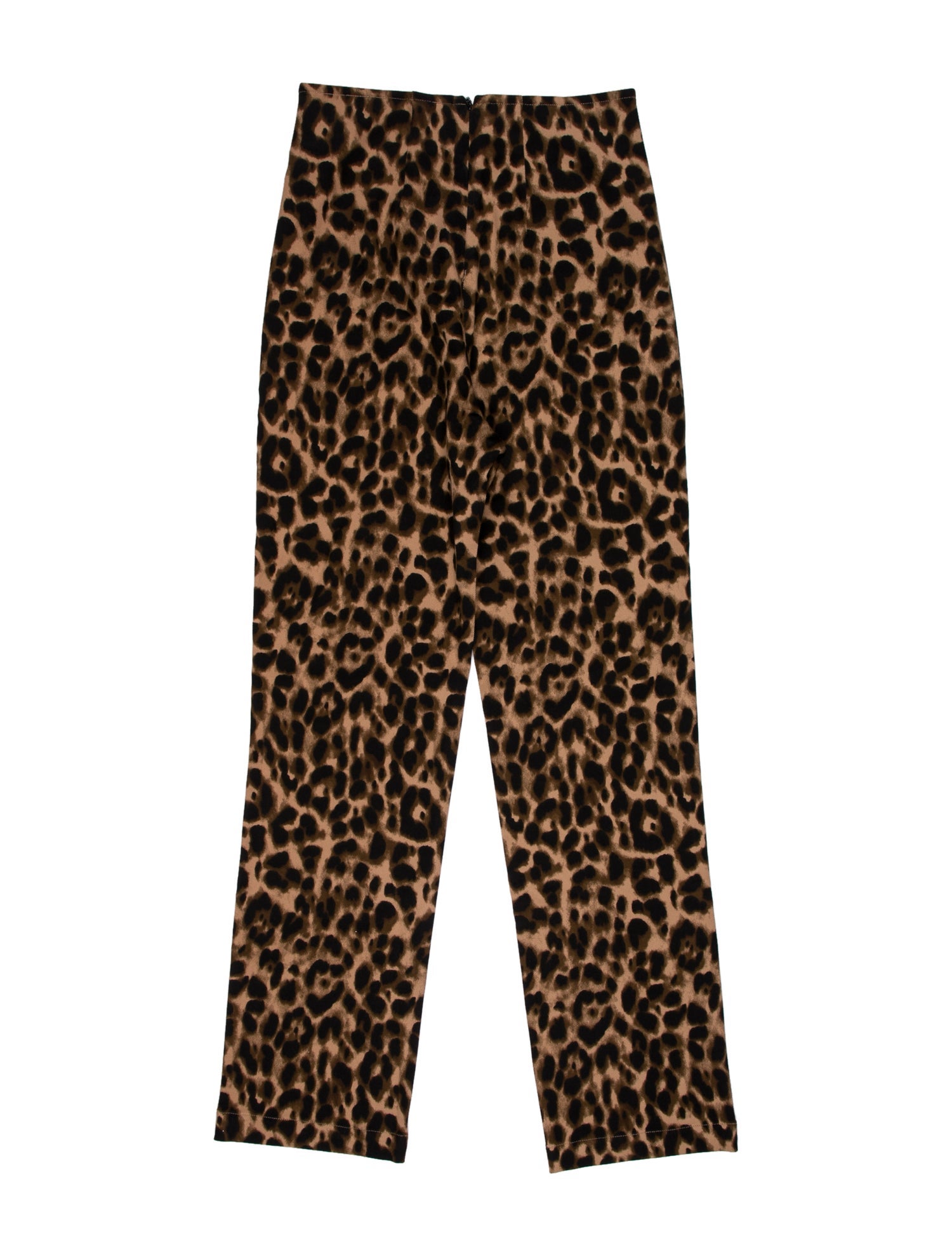 Reformation Animal Print Straight Leg Pants