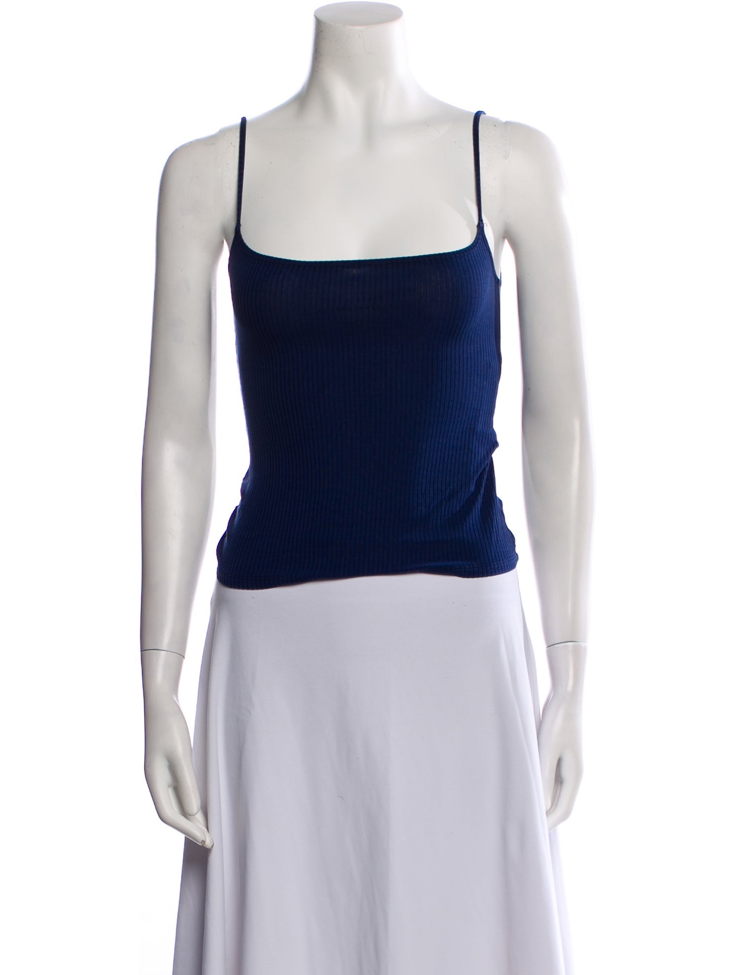Reformation Square Neckline Sleeveless Crop Top