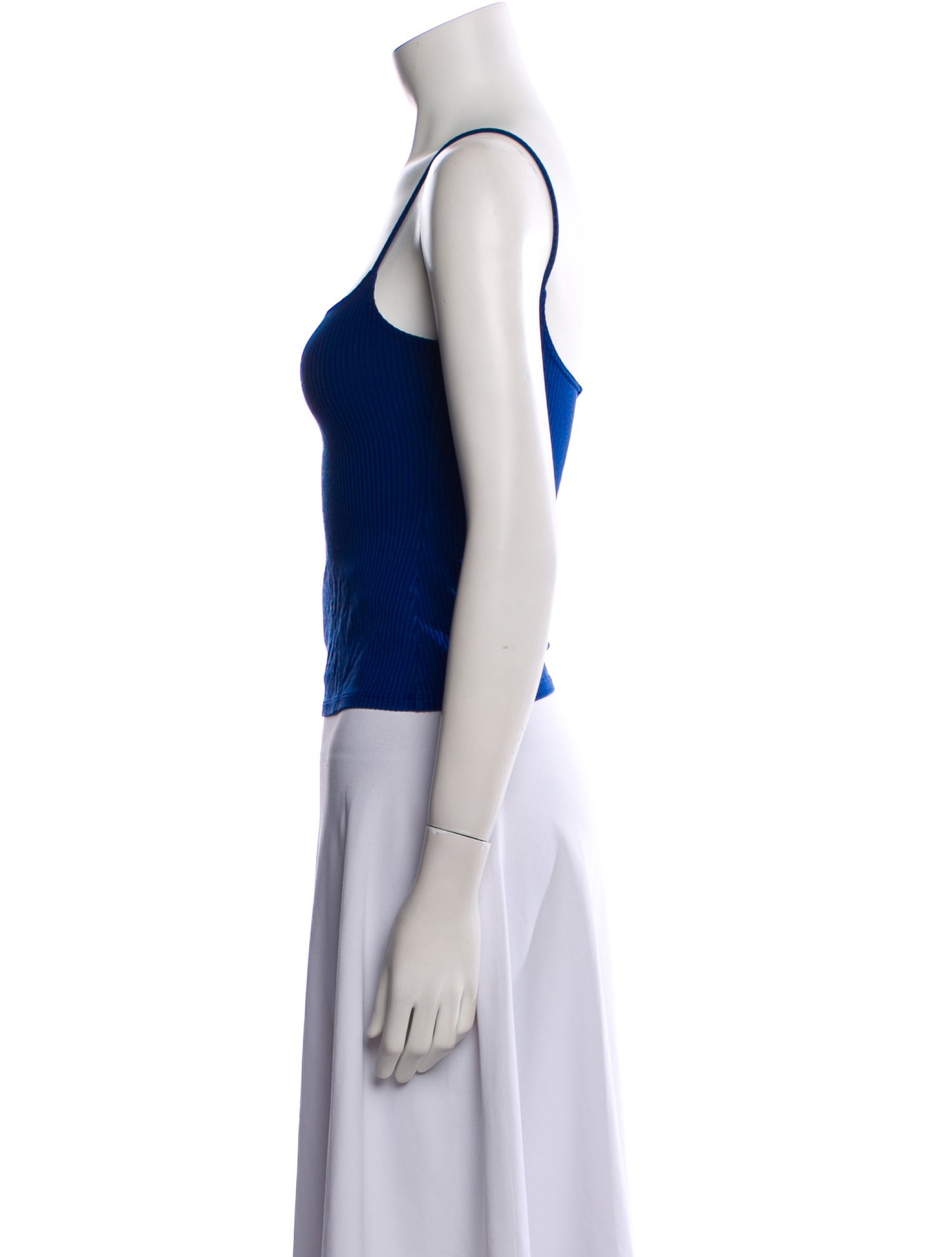 Reformation Square Neckline Sleeveless Crop Top