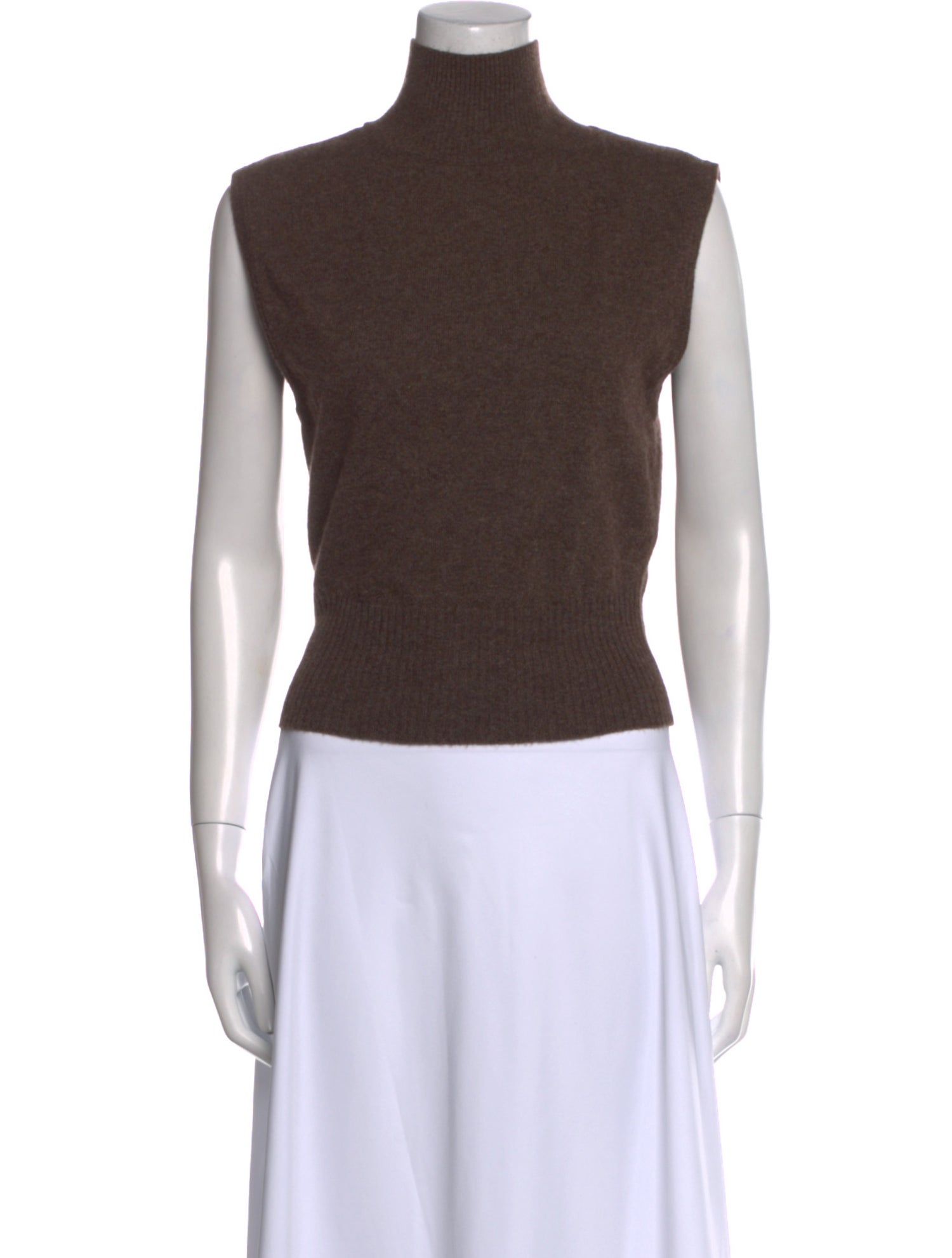 Reformation Cashmere Turtleneck Crop Top