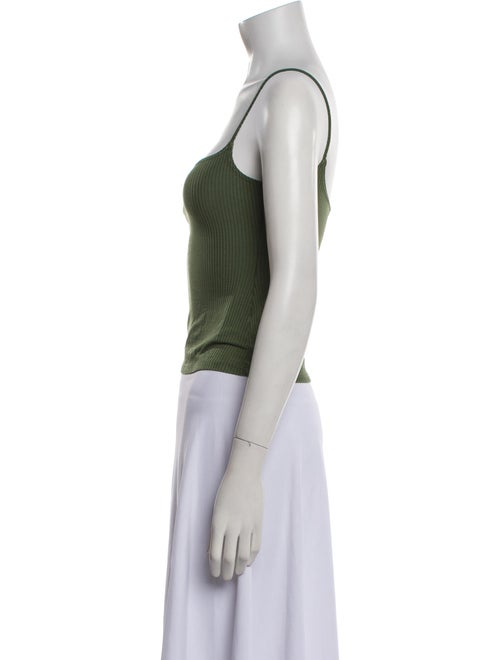 Reformation Square Neckline Sleeveless Crop Top