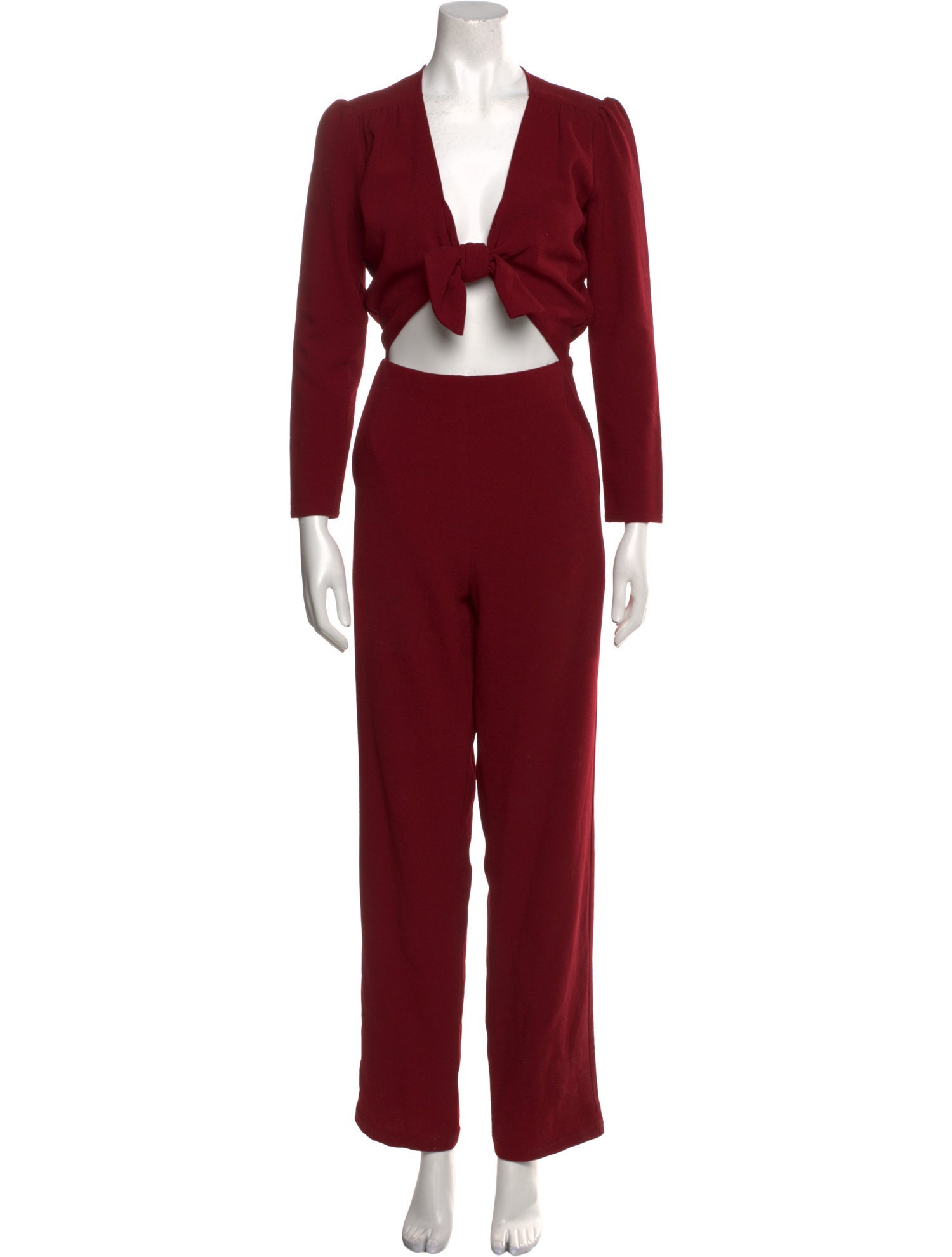 Reformation Plunge Neckline Jumpsuit