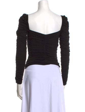 Reformation Square Neckline Long Sleeve Top
