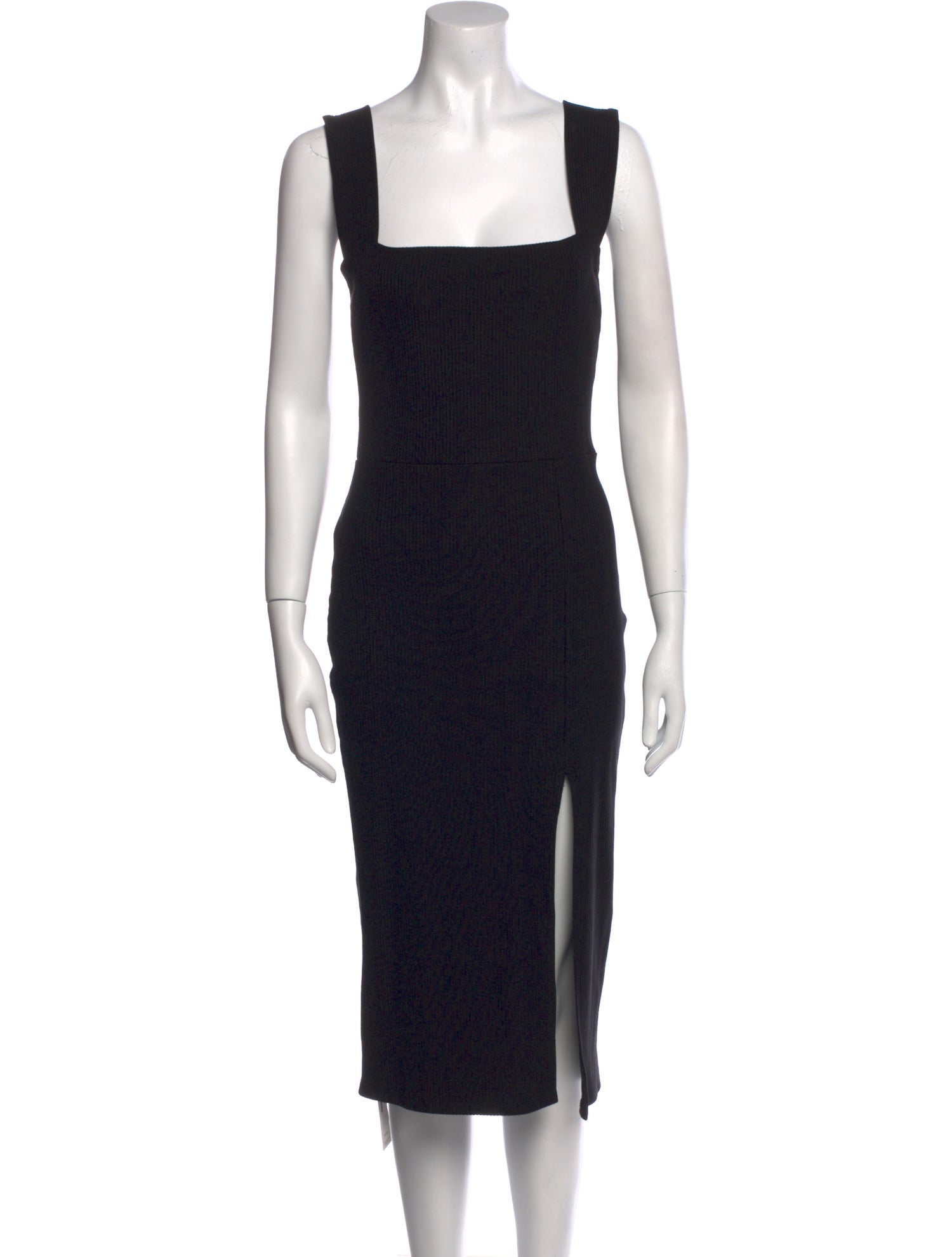 Reformation Square Neckline Midi Length Dress