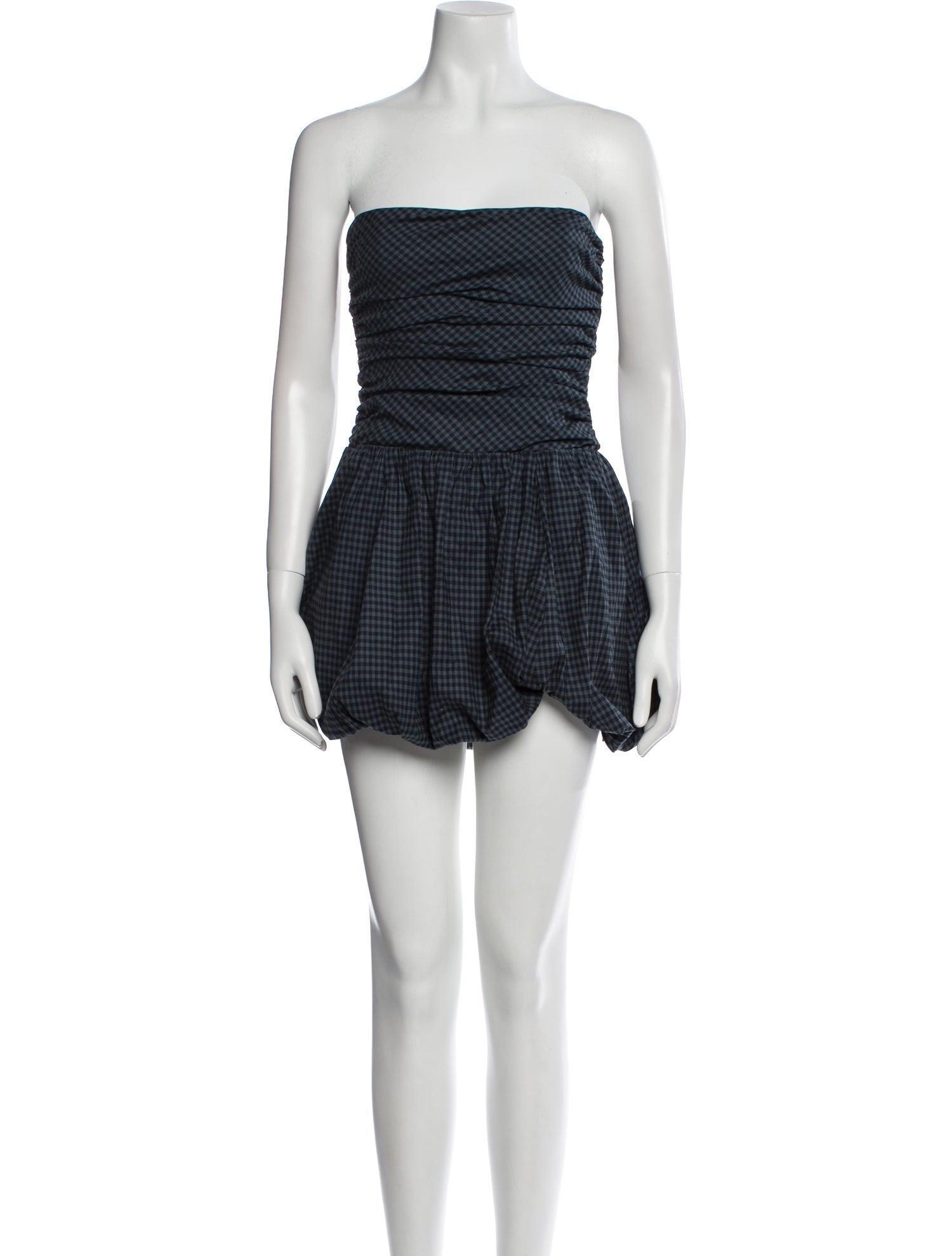 Reformation Plaid Print Mini Dress