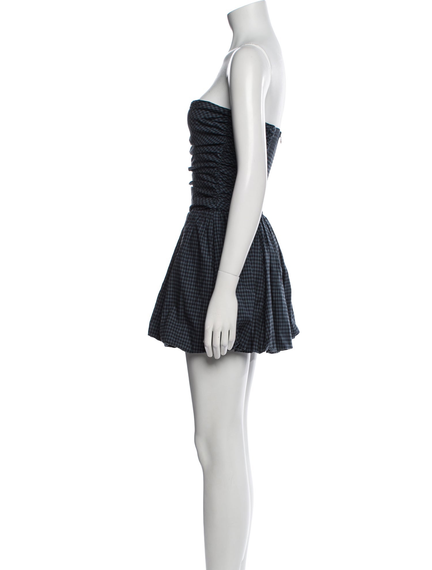 Reformation Plaid Print Mini Dress