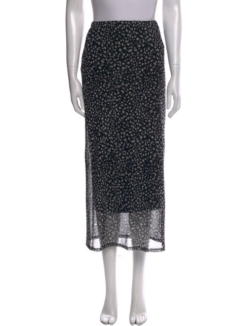 Reformation Linen Midi Length Skirt