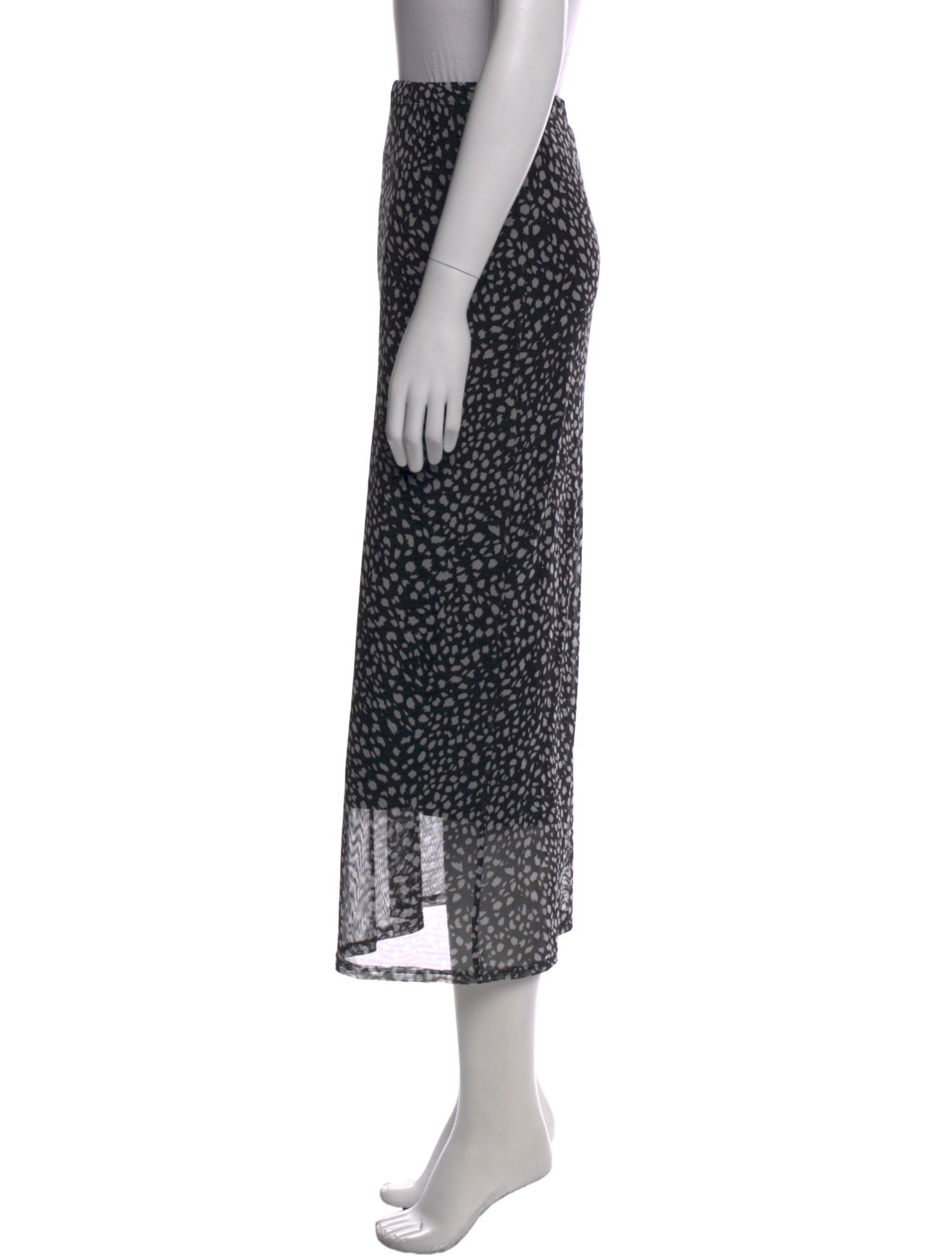 Reformation Linen Midi Length Skirt