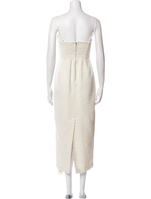 Reformation Square Neckline Midi Length Dress