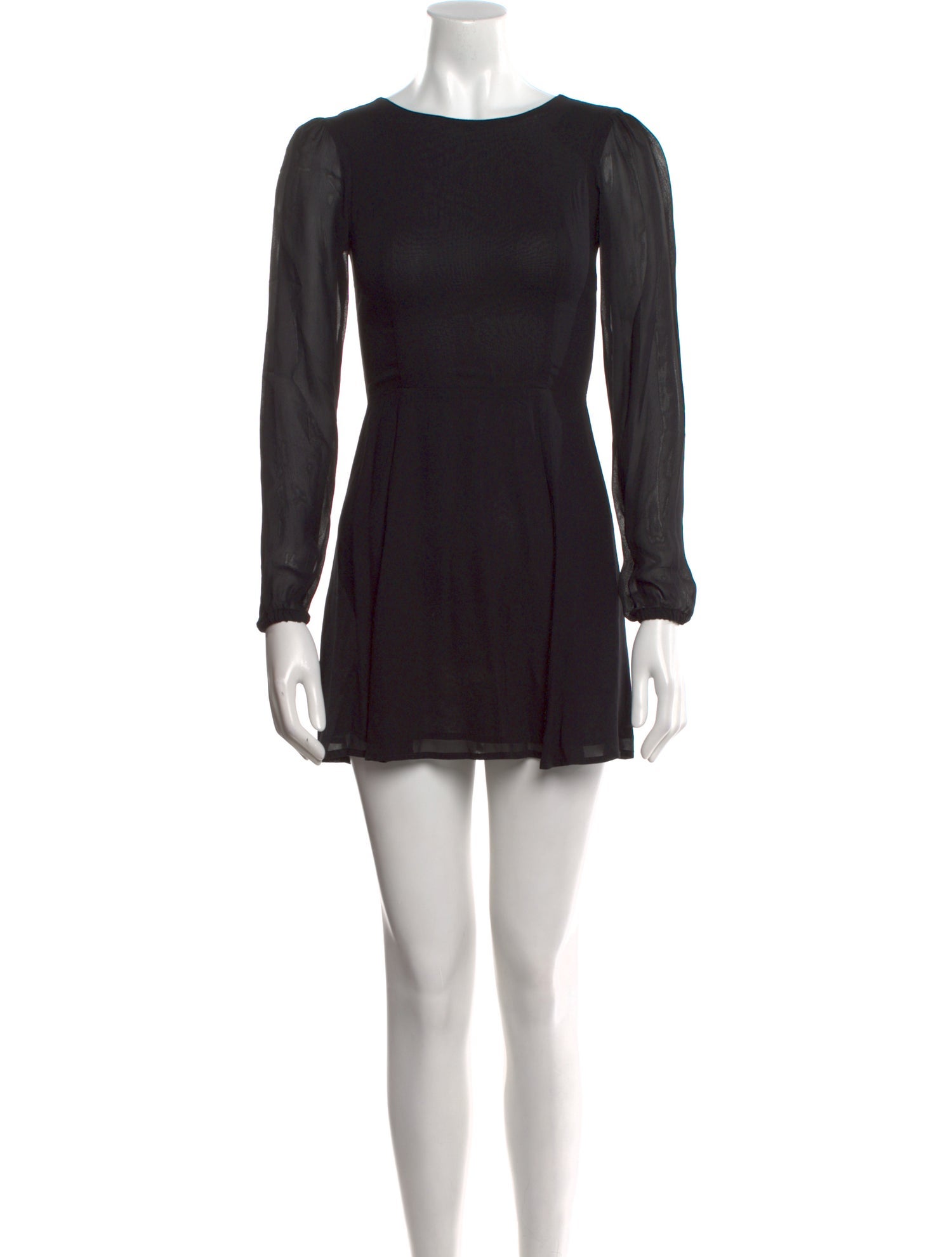 Reformation Bateau Neckline Mini Dress