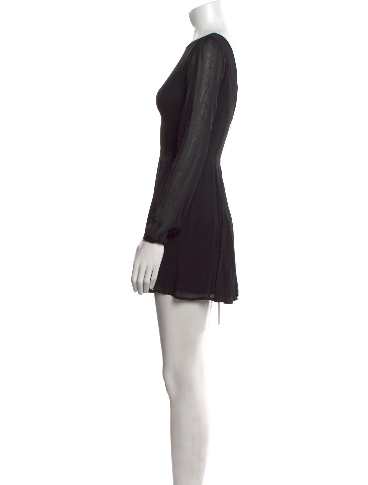 Reformation Bateau Neckline Mini Dress