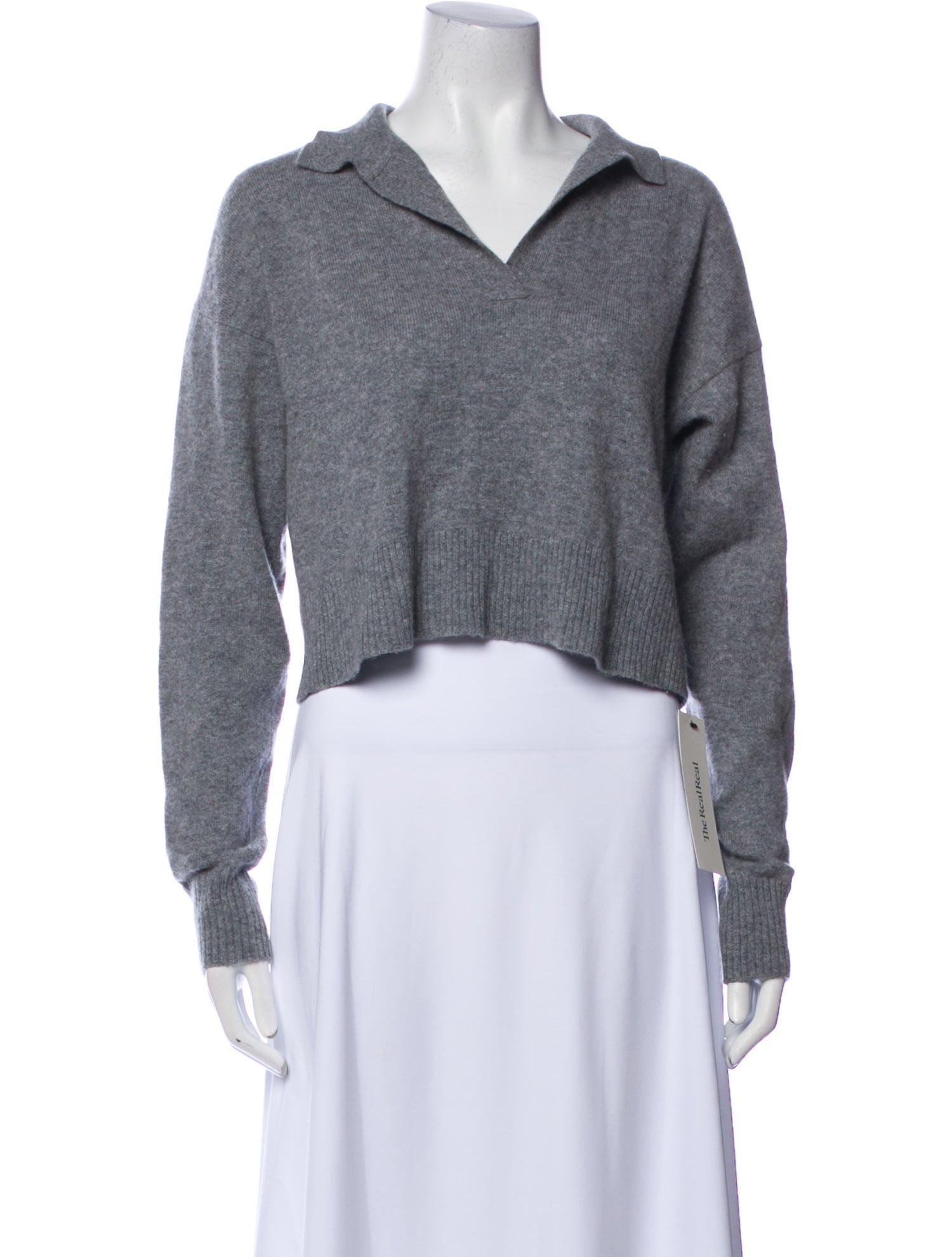 Reformation Cashmere V-Neck Sweater