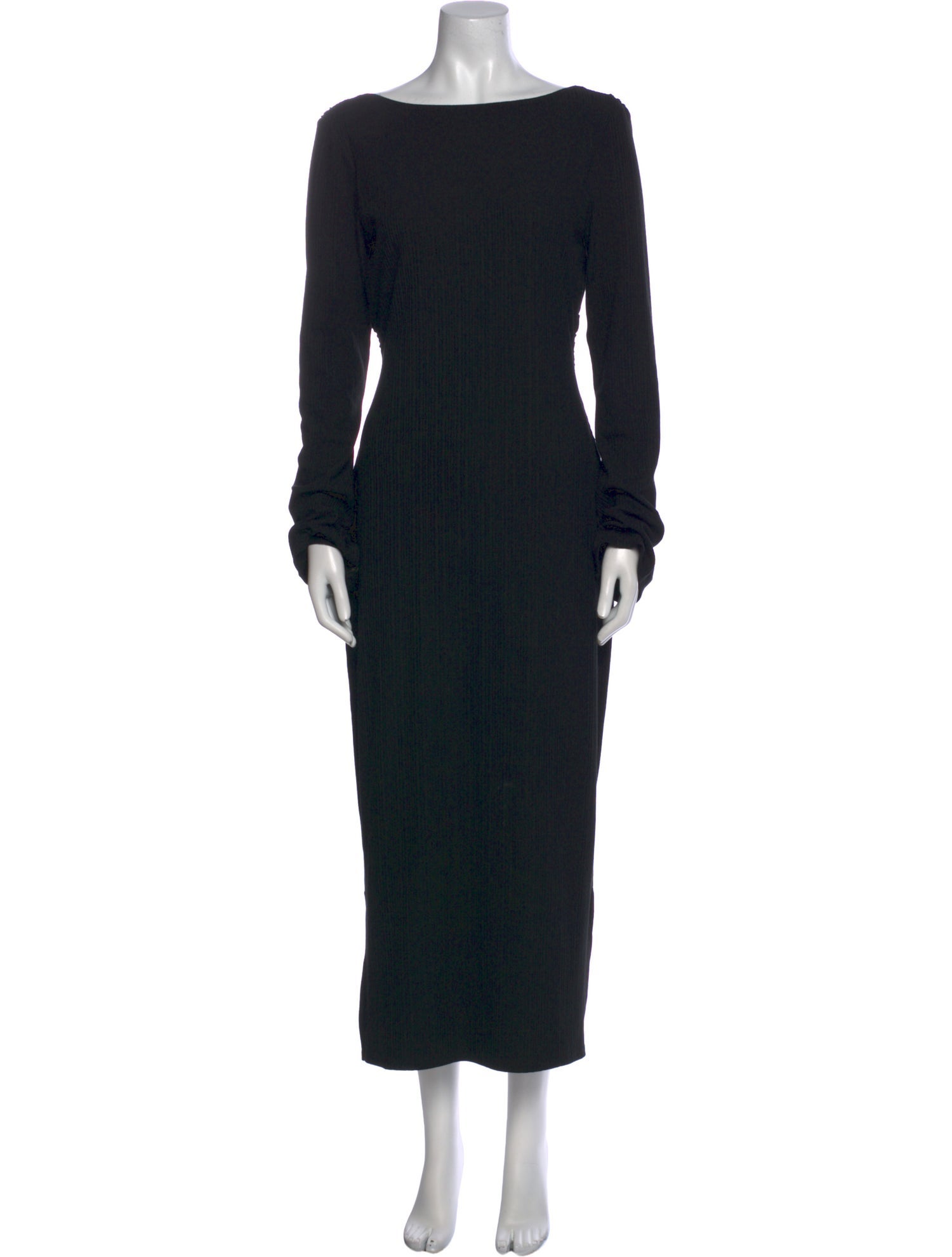 Reformation Bateau Neckline Long Dress