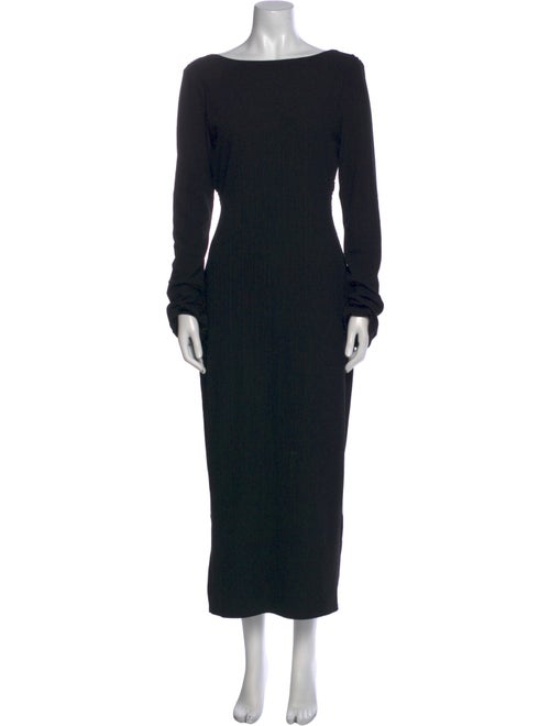 Reformation Bateau Neckline Long Dress