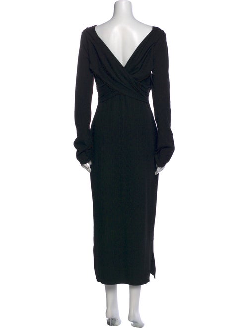 Reformation Bateau Neckline Long Dress