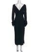 Reformation Bateau Neckline Long Dress