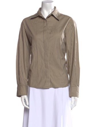 Reformation Long Sleeve Button-Up Top