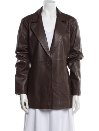 Reformation veda bowery Lambskin Blazer
