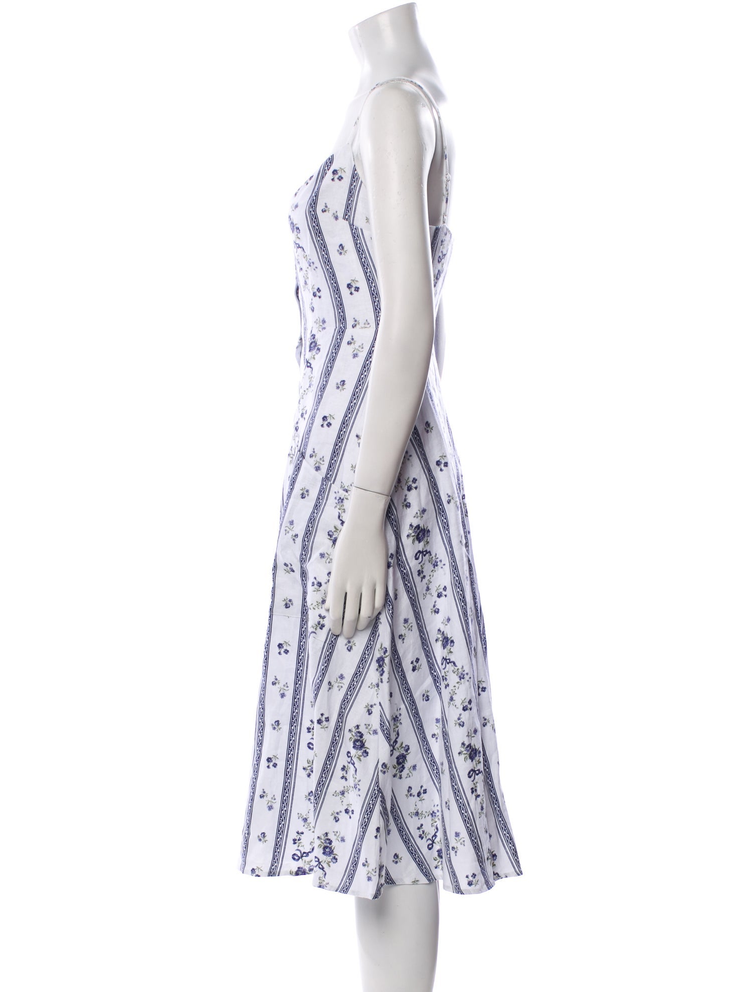 Reformation Linen Midi Length Dress