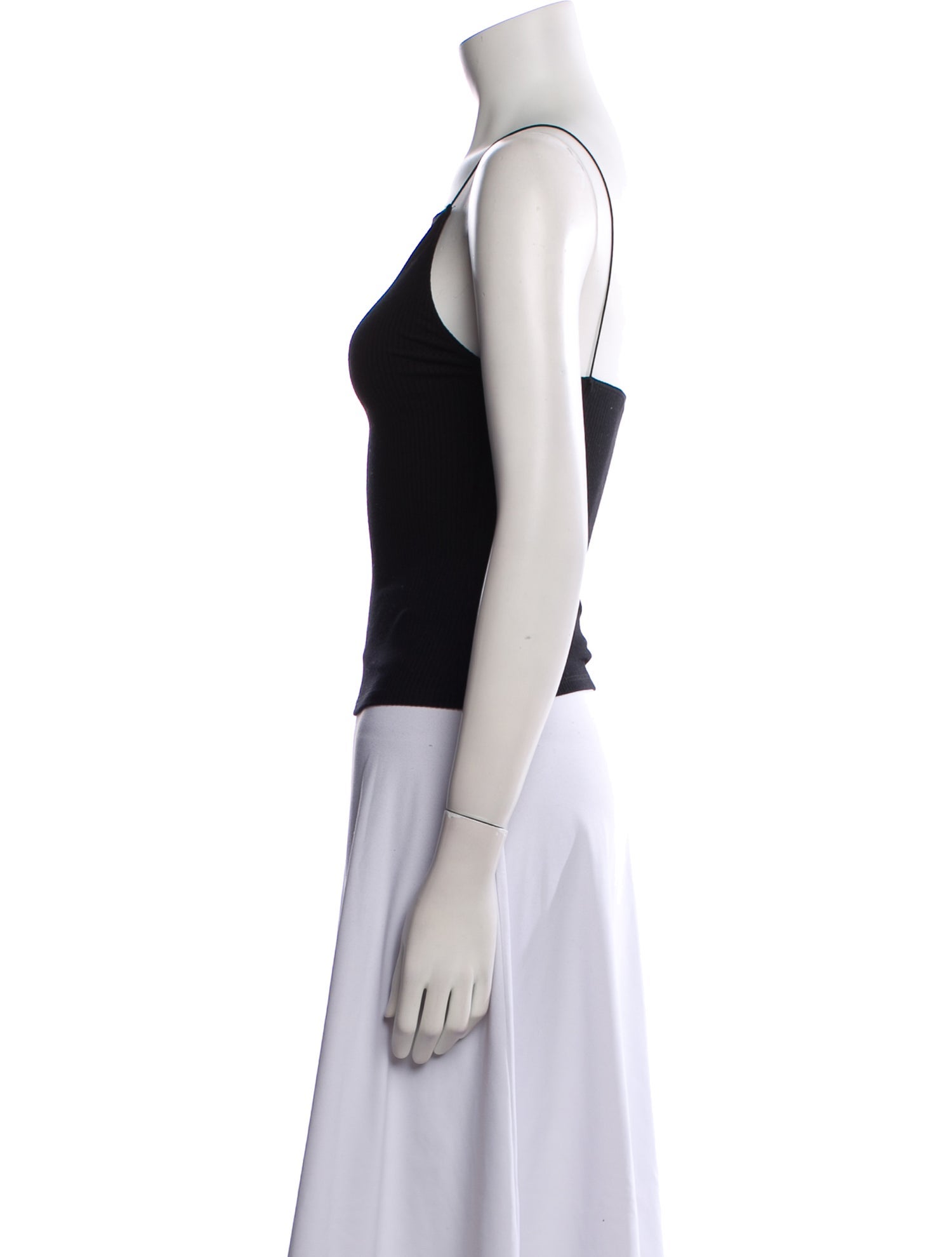 Reformation Square Neckline Sleeveless Crop Top