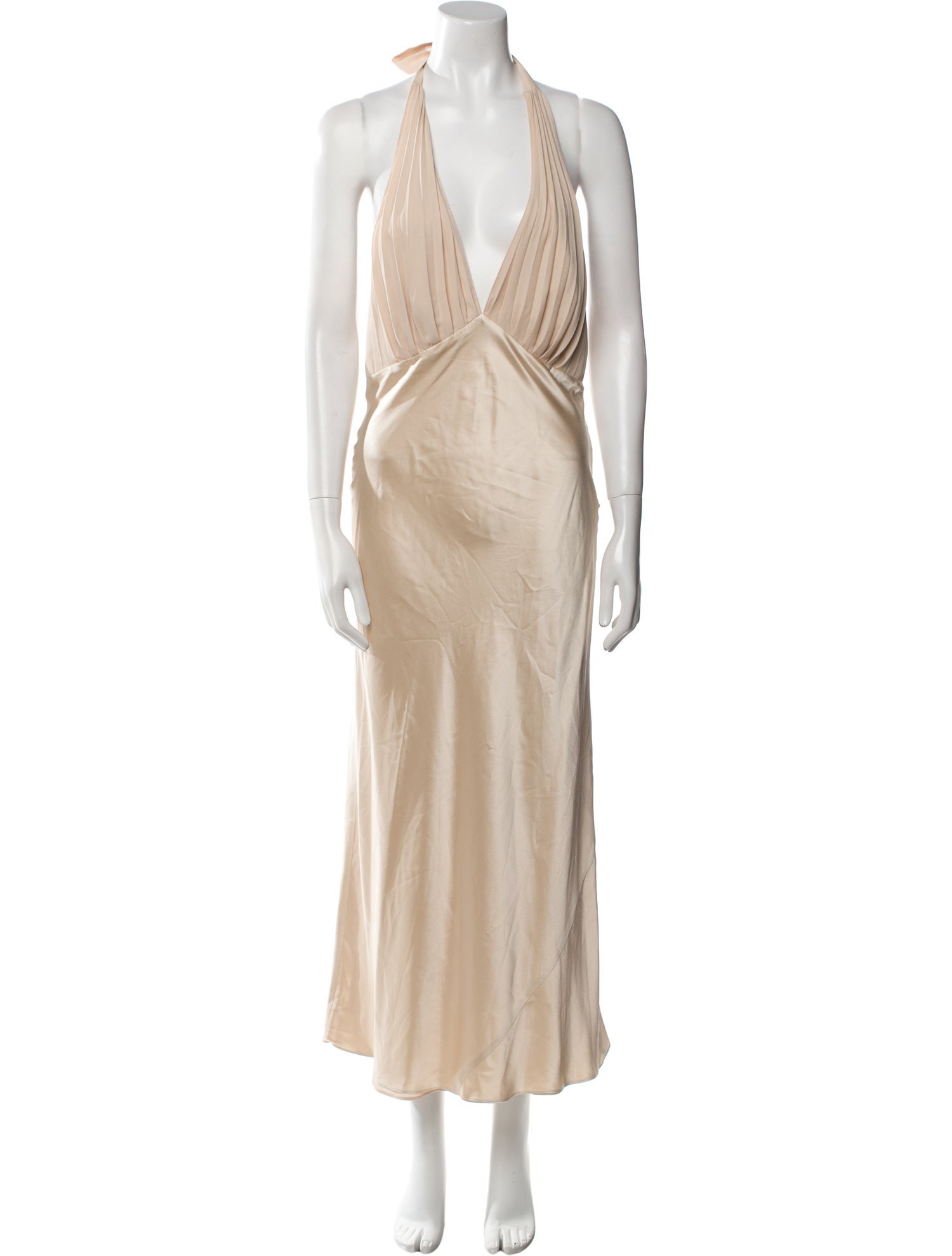 Reformation Silk Long Dress