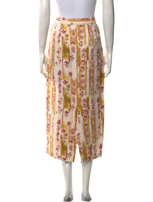 Reformation Linen Midi Length Skirt