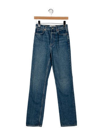 Reformation High-Rise Straight Leg Jeans