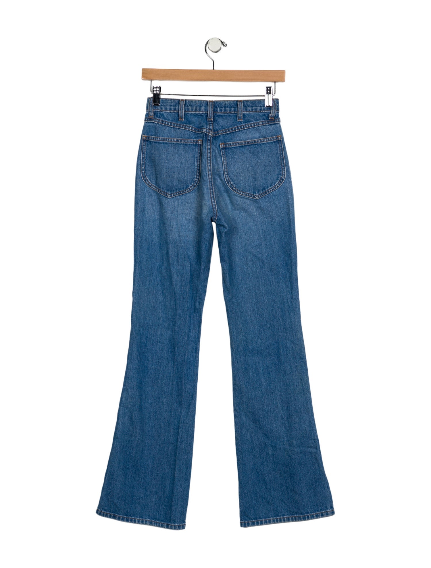 Reformation Mid-Rise Wide Leg Jeans