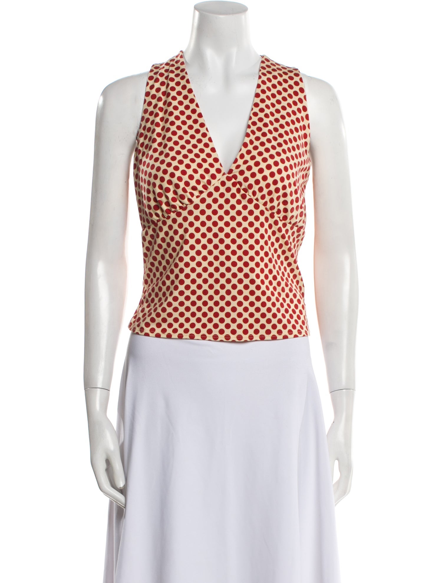 Reformation Printed V-Neck Crop Top w/ Tags